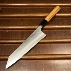 H&K Yoshikane 210mm Kiritsuke Gyuto SKD Nashiji Teak Handle