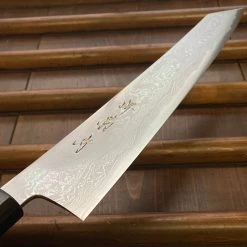 Flash Sale โ Sakai Kikumori 'Sori' 270mm Kiritsuke Sujihiki - Aogami 1 Suminagashi ๐ 15 Sakai Kikumori 'Sori' 270mm Kiritsuke Sujihiki - Aogami 1 Suminagashi