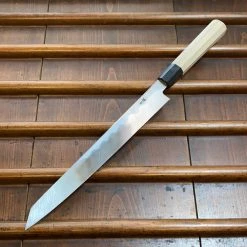 Hitohira Kikuchiyo Manzo 270mm Kiritsuke Yanagi Aogami 2 Ho Wood W/ Saya