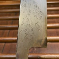 H&K Hatsukokoro Komorebi 180mm Santoku Aogami 2 Damascus Ebony Handle