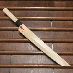 Hitohira Kikuchiyo Manzo 300mm Sakimaru Takobiki Aogami 2 Ho Wood W/ Saya