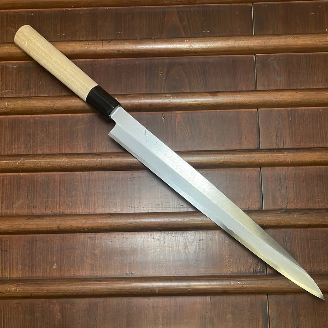 Coupon ๐ฅ Hitohira Gorobei 300mm Yanagi Aogami 2 Ho Wood ๐ 3 Hitohira Gorobei 300mm Yanagi Aogami 2 Ho Wood