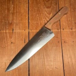 Friedr. Herder 10.5" Wide Chef Stainless Steel Walnut