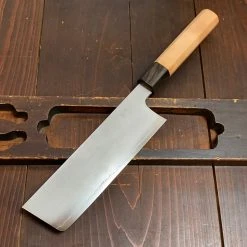 Waiting Room Hitohira Kikuchiyo Yohei 180mm Nakiri Ginsanko Kasumi Cherry - On Order