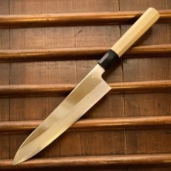 Coupon ๐ Hitohira Kikuchiyo Ren 240mm Gyuto Aogami 2 ๐ฏ 10 Hitohira Kikuchiyo Ren 240mm Gyuto Aogami 2