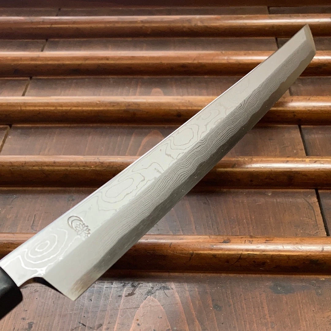 Best reviews of 💯 Sakai Kikumori 'Kikuzuki Uzu' 270mm Sakimaru Takohiki - Aogami 1 - W/ Saya ✨ 8 Sakai Kikumori 'Kikuzuki Uzu' 270mm Sakimaru Takohiki - Aogami 1 - W/ Saya