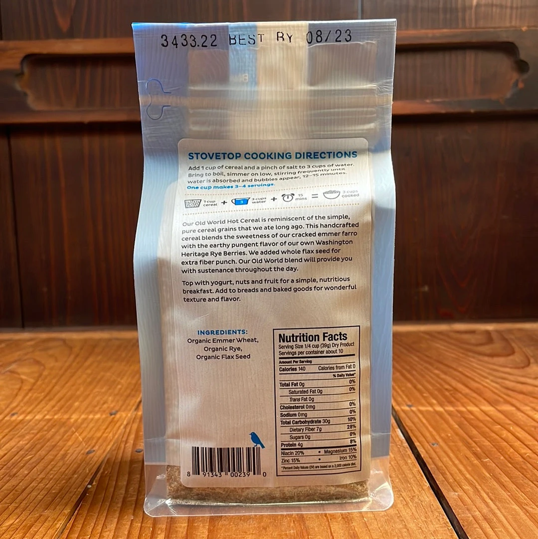 Buy ๐ Blue Bird Grain Farms Organic Old World Cereal Blend - 1lb โจ 4 Blue Bird Grain Farms Organic Old World Cereal Blend - 1lb