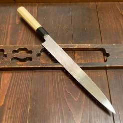 Hitohira Kikuchiyo Manzo 270mm Yanagi LEFTY Shirogami 3 Ho Wood