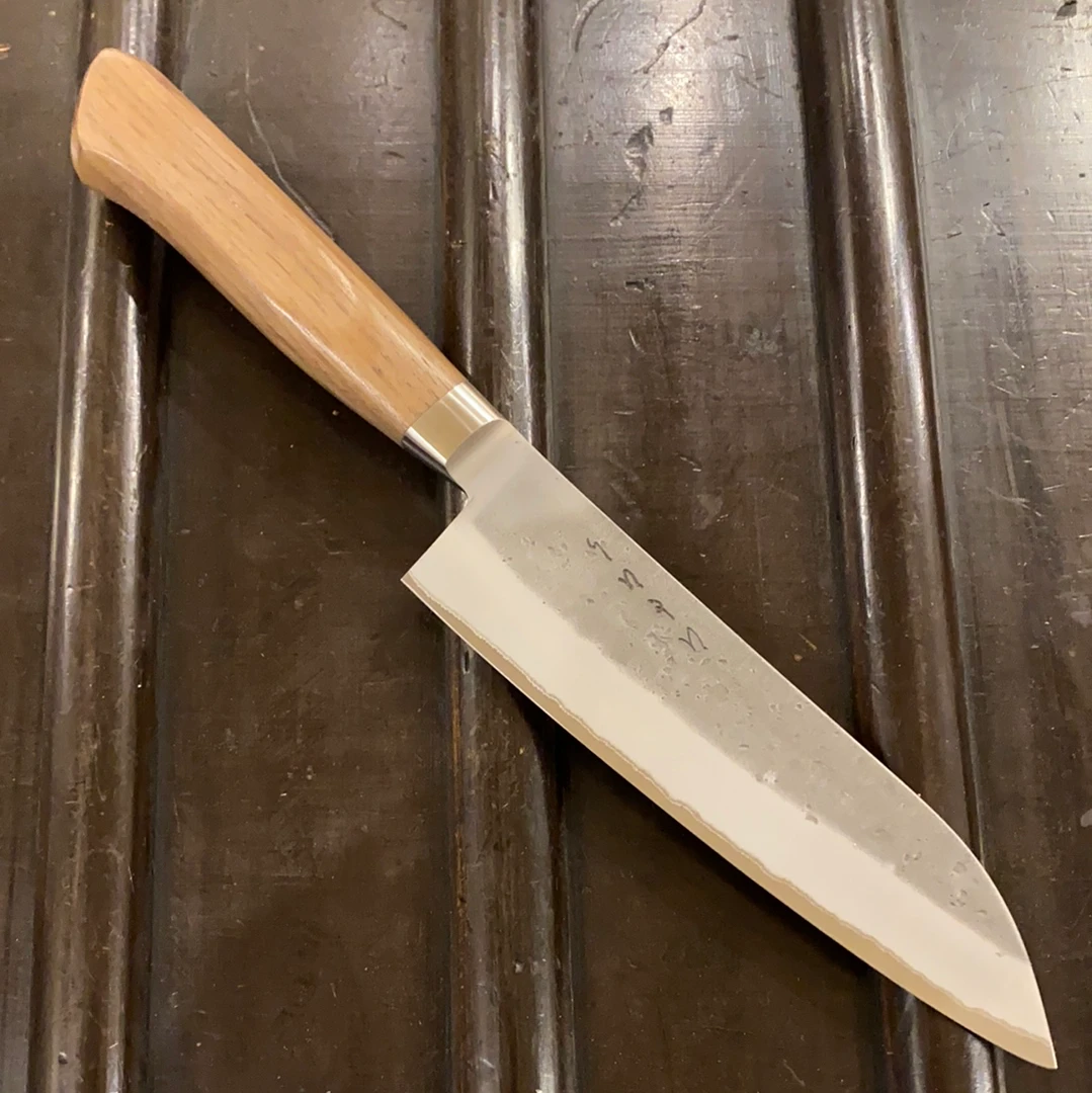 Cheapest ๐ฏ Hitohira TD 170mm Santoku Stainless Clad Aogami 2 Nashiji Western Handle ๐ 3 Hitohira TD 170mm Santoku Stainless Clad Aogami 2 Nashiji Western Handle