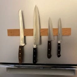 Top 10 🎉 Kitchen Tools WooDsom 16" Refrigerator Mounted Magnetic Strip - Cherry 👏 9 Kitchen Tools WooDsom 16