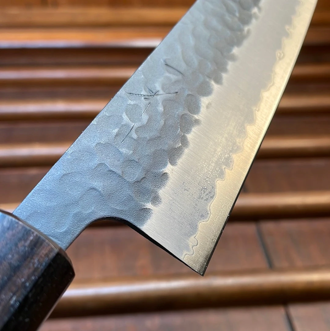 Best deal ๐ Hitohira Futana SB 170mm Bunka Aogami Super Kurouchi Tsuchime Cherry Wood ๐ 7 Hitohira Futana SB 170mm Bunka Aogami Super Kurouchi Tsuchime Cherry Wood