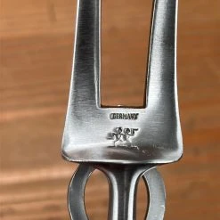 Bernal Cutlery J A Henckels Carving Fork Early 20th C Carbon Steel Horn