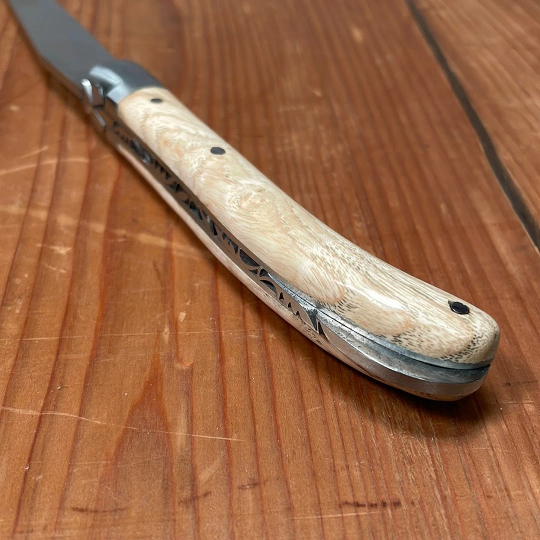 Buy 🤩 Fontenille Pataud 'Laguiole Le Pocket' 10cm - Ash Burl Lockback 🛒 6 Fontenille Pataud 'Laguiole Le Pocket' 10cm - Ash Burl Lockback