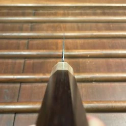 Brand new 🌟 H&K Nakagawa Hamono Nakagawa 240mm Gyuto Aogami 1 Damascus Ebony Blond ⭐ 16 H&K Nakagawa Hamono Nakagawa 240mm Gyuto Aogami 1 Damascus Ebony Blond