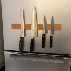 Top 10 🎉 Kitchen Tools WooDsom 16" Refrigerator Mounted Magnetic Strip - Cherry 👏 11 Kitchen Tools WooDsom 16