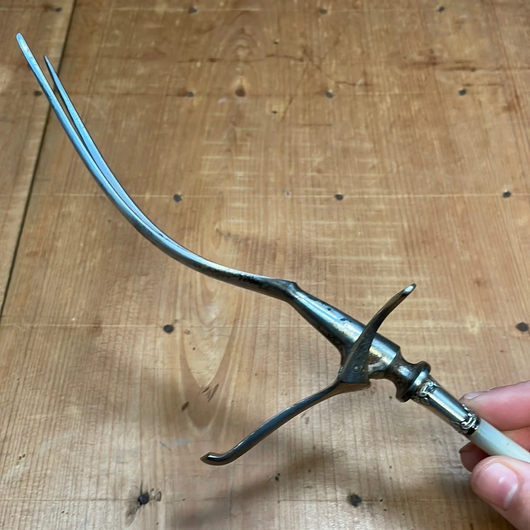 Flash Sale ๐งจ Bernal Cutlery Table | Steak LF&C Universal Carving Set Carbon Steel & ๐ฉ Mother Of Pearl In Box Early 20th C 1909- ๐ 12 Bernal Cutlery Table | Steak LF&C Universal Carving Set Carbon Steel & Mother Of Pearl In Box Early 20th C 1909-