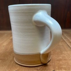 Millet & Hammer White Ceramic Coffee Mug