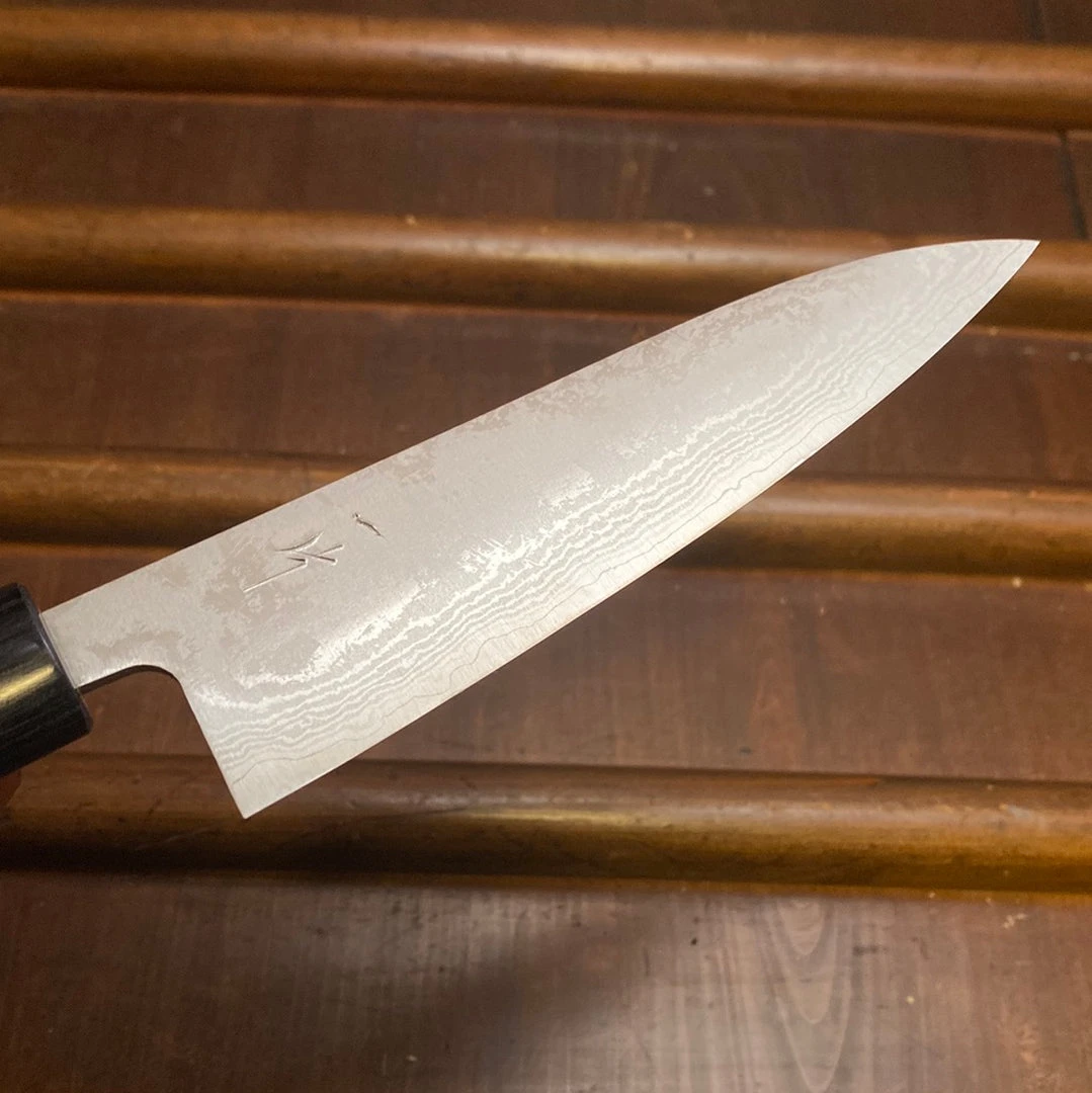 Promo ๐ Hitohira Setsu Forged 140mm Petty VG-10 Damascus Rosewood ๐ 6 Hitohira Setsu Forged 140mm Petty VG-10 Damascus Rosewood