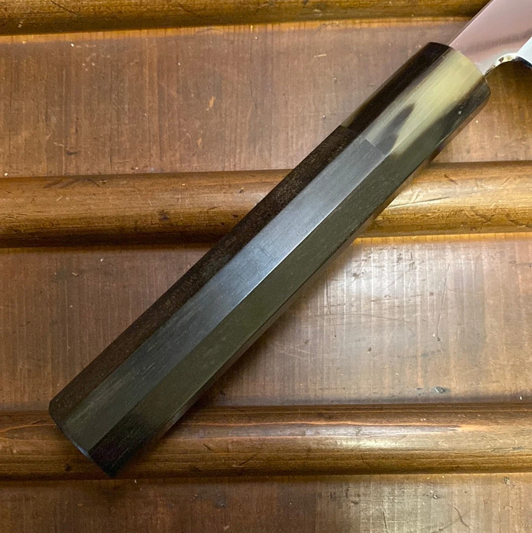 Best Pirce 🥰 Hitohira Tanaka Kyuzo 270mm Sujihiki Aogami 1 Migaki Taihei Ebony Handle ✨ 10 Hitohira Tanaka Kyuzo 270mm Sujihiki Aogami 1 Migaki Taihei Ebony Handle