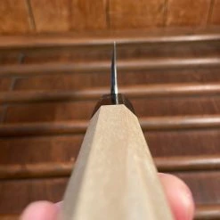 Buy 🔥 Hitohira Kikuchiyo Rikichi 240mm Mioroshi Deba Shirogami 3 Ho Wood W/ Saya 🧨 17 Hitohira Kikuchiyo Rikichi 240mm Mioroshi Deba Shirogami 3 Ho Wood W/ Saya