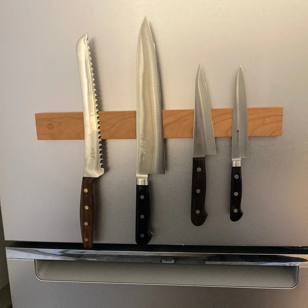 Top 10 🎉 Kitchen Tools WooDsom 16" Refrigerator Mounted Magnetic Strip - Cherry 👏 6 Kitchen Tools WooDsom 16" Refrigerator Mounted Magnetic Strip - Cherry