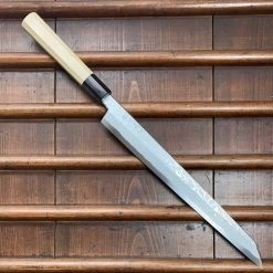 Sakai Kikumori 'Kikuzuki Uzu' 300mm Kiritsuke Yanagi - Aogami 1 - W/ Saya