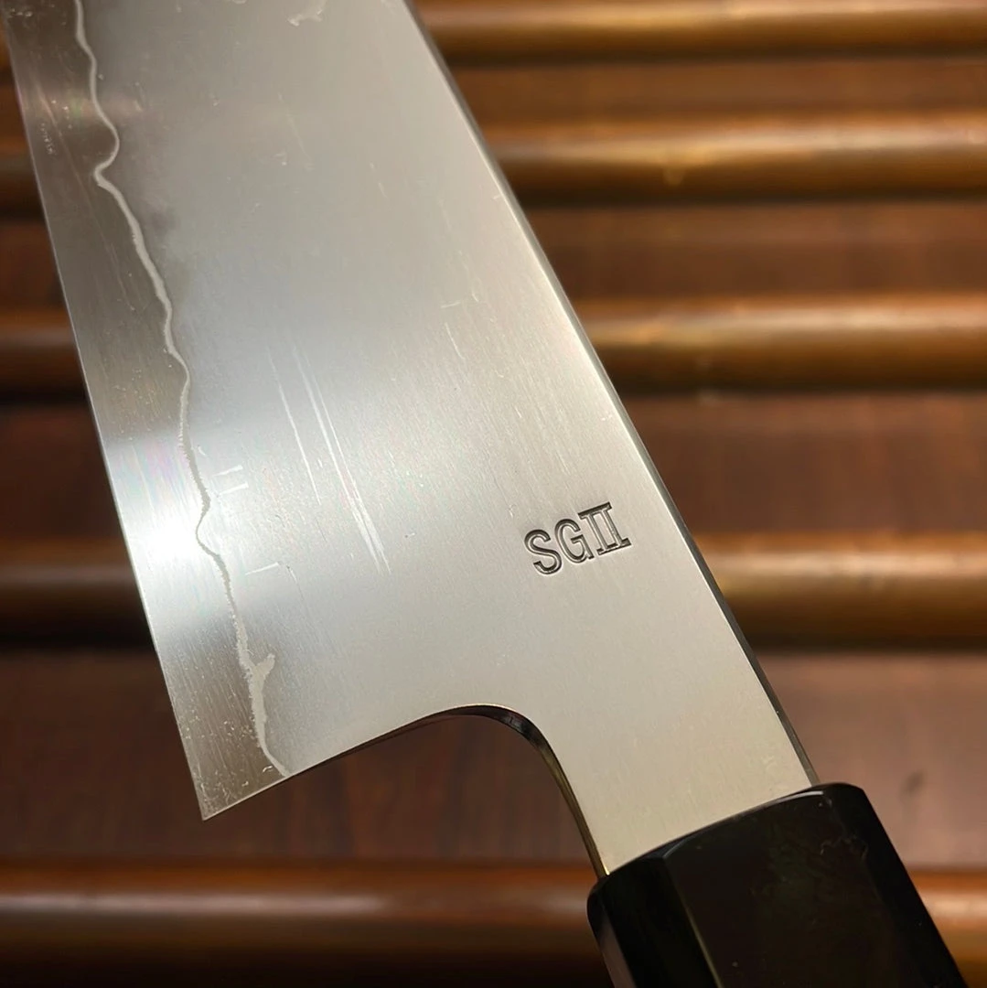 Best Pirce ๐ H&K Myojin Riki Sesakusho Myojin Naohito 180mm Gyuto SG2 Stainless Kasumi Teak โค๏ธ 7 H&K Myojin Riki Sesakusho Myojin Naohito 180mm Gyuto SG2 Stainless Kasumi Teak