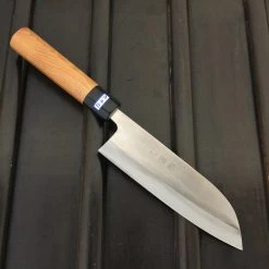 Nakajo Gihei Knives Gihei 165mm Santoku ZDP189 Keyaki Handle
