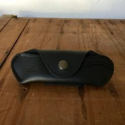 Pallares Leather Belt Sheath For 10cm Knife - Black