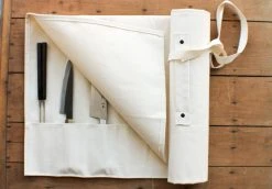 Sakai Kikumori Kitchen Tools Japanese Canvas Knife Roll