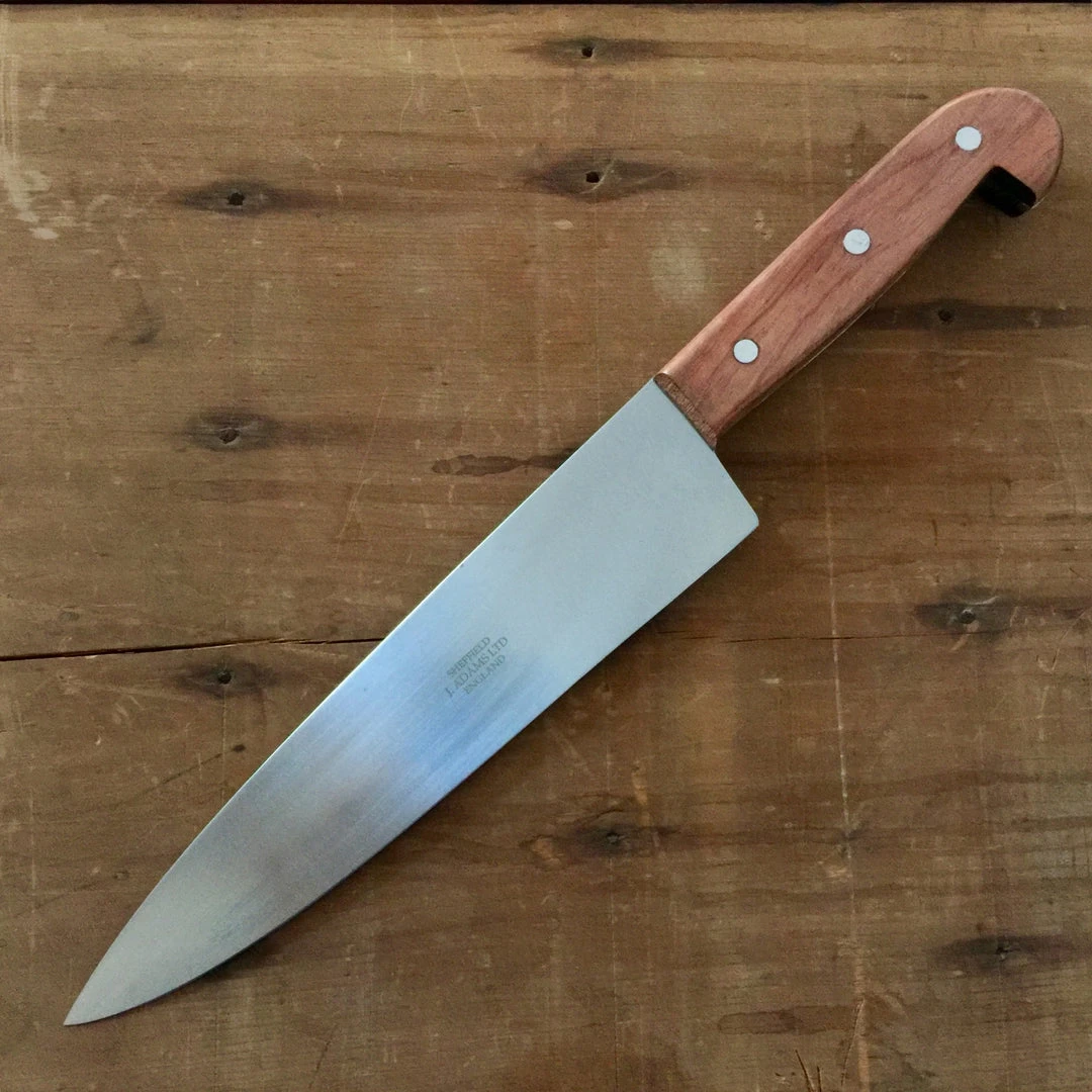 Flash Sale ๐ J Adams 8" Chef Knife Carbon Steel Pinned Rosewood ๐งจ 3 J Adams 8" Chef Knife Carbon Steel Pinned Rosewood