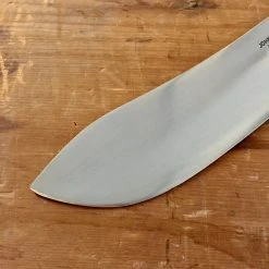 J Adams John Nowill 10" Bullnose Butcher Knife Carbon Steel 19th C Pattern Sheffield John Nowill & Son