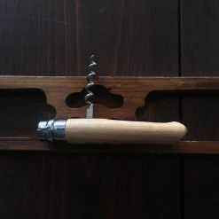 Opinel #10 Folding Knife - W/ Corkscrew - Stainless