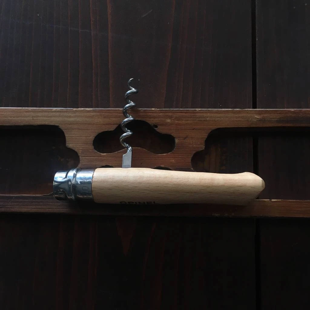 Brand new 😀 Opinel #10 Folding Knife - W/ Corkscrew - Stainless 🤩 4 Opinel #10 Folding Knife - W/ Corkscrew - Stainless