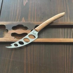 Néron 'Le Thiers' 11cm Cheese Knife Olive Handle Table | Steak