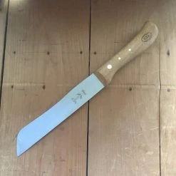 Robert Herder - Windmühlenmesser Windmühlenmesser 6.75" 'Hamburger' Bread Knife Carbon Copper Beech