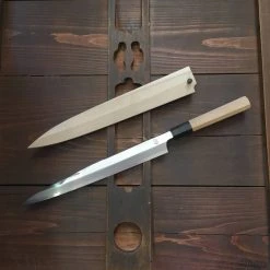 Sakai Kikumori 'Choyo' LEFTY 270mm Yanagi - Shirogami 2 W/ Saya