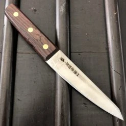 Hitohira Kanehide 150mm Honesuki Maru Semi Stainless Japanese Butcher Knife
