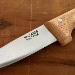 Pallares Straight Graft Knife - Carbon - Beech