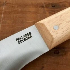 Pallares Curved Harvest Knife Carbon - Beech